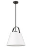 Z-Studio 1 Light Pendant in Matte Black (743P18-MB)