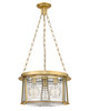 Cape Harbor 3 Light Pendant in Rubbed Brass (7503P18-RB)