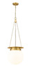 Calhoun 1 Light Pendant in Heritage Brass (7505P13-HBR)