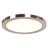 Disc Brushed Steel LED Flush Mount (20812LEDD-BS/ACR)