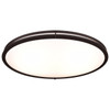 Solero Oval Bronze LED Flush Mount (20468LEDD-BRZ/ACR)