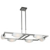Nido Matte Chrome 6 Light Chandelier (63962LEDD-MC/FST)