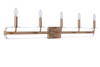 Graclyn 5 Light Vanity in Satin Brass (57705-SB)
