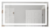 60" x 32" x 1.8" Rectangle Front Lit LED Mirror, Defogger & Dimmer, 3000K/4000K/5000K (MIR104-W)