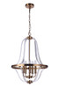 Graclyn 5 Light Foyer in Satin Brass (57735-SB)