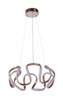 Pulse Dimmable LED Pendant in Chapagne Brass (55790-CHB-LED)