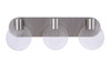 Glisten 3 Light LED Vanity in Brushed Polished Nickel (15122BNK-LED)