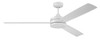 Inspo 62" 3-Blade Indoor/Outdoor (Wet) Ceiling Fan in White w/ White Blades; Not Light Kit Adaptable (INS62W3)