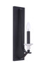 Esme 1 Light Sconce in Flat Black/Matte White (57661-FBMWW)