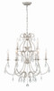Ashton 9 Light Swarovski Strass Crystal Olde Silver Chandelier (5019-OS-CL-S)