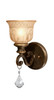 Norwalk 1 Light Clear Crystal Bronze Umber Wall Mount (7501-BU-CL-MWP)