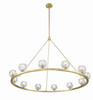 Aragon 12 Light Soft Brass Chandelier (ARA-10266-SB)