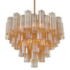 Addis 12 Light Aged Brass Chandelier (ADD-312-AG-AM)