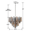 Addis 12 Light Polished Chrome Chandelier (ADD-312-CH-AU)