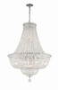 Roslyn 15 Light Polished Chrome Chandelier (ROS-A1015-CH-CL-MWP)