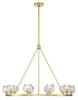 Aragon 10 Light Soft Brass Chandelier (ARA-10265-SB)