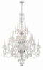 Traditional Crystal 25 Light Polished Chrome Chandelier (1156-CH-CL-MWP)