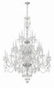 Traditional Crystal 25 Light Polished Chrome Chandelier (1156-CH-CL-MWP)