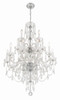 Traditional Crystal 15 Light Polished Chrome Chandelier (1155-CH-CL-MWP)