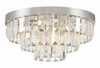Hayes 8 Light Polished Nickel Ceiling Mount (HAY-1403-PN)