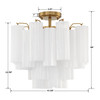 Crystorama Addis 4 Light Semi Flush (ADD-300-AG-WH_CEILING)