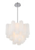 Addis 4 Light Polished Chrome Chandelier (ADD-300-CH-WH)