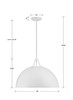 Crystorama Soto 1 Light Pendant (SOT-18015-WH)