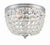 Nola 2 Light Polished Chrome Ceiling Mount (NOL-312-CH-CL-MWP)