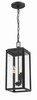 Byron 3 Light Matte Black Outdoor Pendant (BYR-80105-MK)