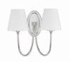 Juno 2 Light Polished Nickel Wall Mount (JUN-10322-PN)
