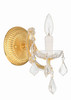 Maria Theresa 1 Light Hand Cut Crystal Gold Wall Mount (4471-GD-CL-MWP)