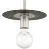 Trimble Collection One-Light Brushed Nickel Mini Pendant (P500392-009)