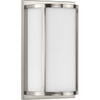 Parkhurst Collection Two-Light Brushed Nickel Etched Glass New Traditional Wall Sconce (P710111-009)