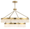 Landon 2-Light LED Pendant in Warm Brass (7-1622-117-322)