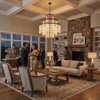 Savoy House Luna 15-Light Chandelier in Matte Black (1-1868-15-89)