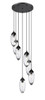 Z-Lite Arden 7 Light Chandelier in Matte Black (651P-7R-MB)