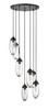 Z-Lite Arden 7 Light Chandelier in Matte Black (651P-7R-MB)