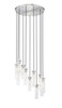 Beau 11 Light Chandelier in Brushed Nickel (740P-11R-BN)