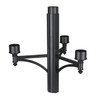 Outdoor 4 Light Outdoor Posts + Hardware in Black (501-4BK)