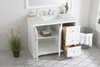 42 Inch Single Bathroom Vanity In White (VF17042WH)