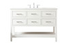 48 Inch Single Bathroom Vanity In White (VF19048WH)