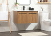 36 Inch Single Bathroom Vanity In Walnut Brown (VF44536WB)
