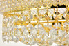 Primo 4 Light Gold Flush Mount Clear Royal Cut Crystal (V1800F12G/RC)