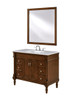 42 In. Single Bathroom Vanity Set In Walnut (VF13042WT)