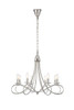 Lyndon 8 Light Polished Nickel Pendant (1452D28PN)