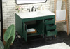 42 Inch Single Bathroom Vanity In Green (VF48842MGN)