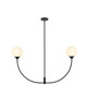 Nyomi 42 Inch Chandelier In Black (LD816D42BK)