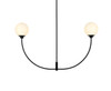 Nyomi 42 Inch Chandelier In Black (LD816D42BK)