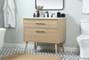 Elegant Furniture and Lighting 36 Inch Single Bathroom Vanity In Mango Wood With Backsplash (VF41036MW-BS)