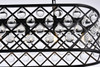 Madison 6 Light Matte Black Chandelier Clear Royal Cut Crystal (1215G40MB/RC)